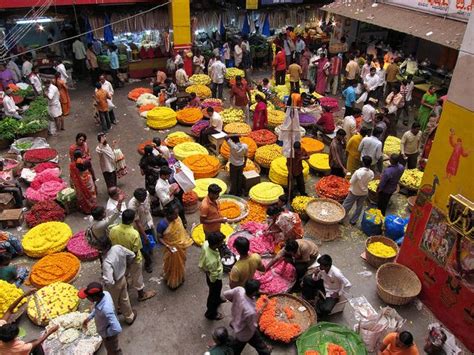 KR Market Bangalore | Bangalore india, Flower market, Bangalore