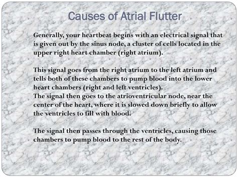 Atrial Flutter Causes