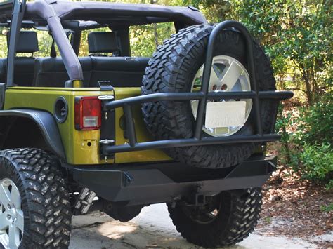 JK Swing Out Rear Tire Carrier - Steel | GenRight Jeep Parts