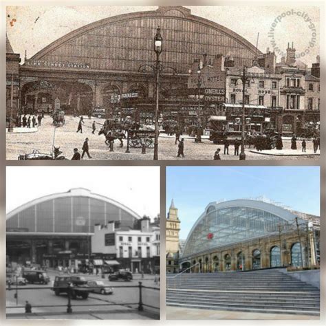 Lime St Station, 1913, 1959 & now | Liverpool city, Liverpool history ...