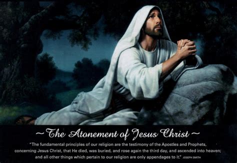 Crescent View YSA: The Atonement of Jesus Christ Study Schedule