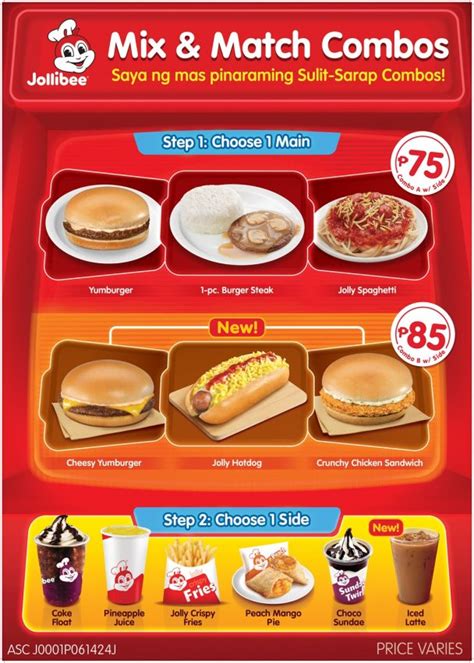 Saya ng mas pinaraming sulit-sarap combos!: Jollibee's Bigger and Better Mix & Match is Here ...