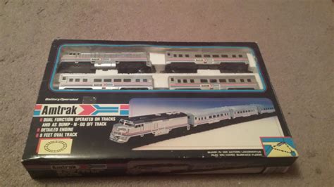 Amtrak Toy Train Set. Battery Operated. -- Antique Price Guide Details Page