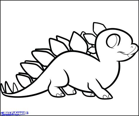 Cute Dinosaur Drawing | Free download on ClipArtMag