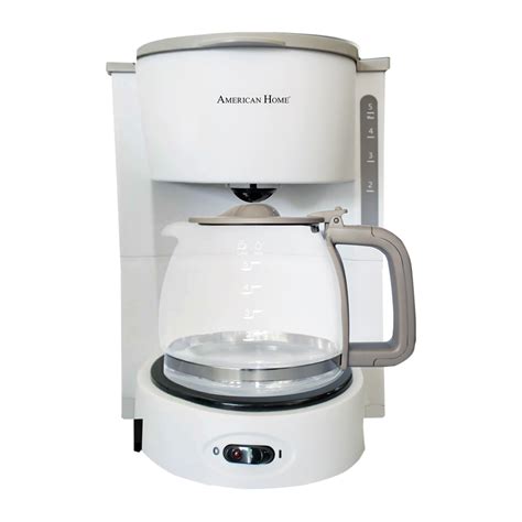 American Home ACM-M0819 0.8 Liters Coffee Maker - White - Ansons