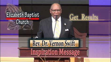 Elizabeth Baptist Church - Tuscaloosa _Inspirational Message Host Dr. Vernon Swift - YouTube