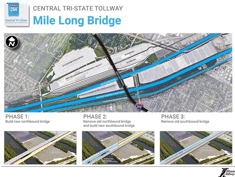 Northbound lanes of Illinois Tollway’s new Mile Long Bridge scheduled to open this week ...