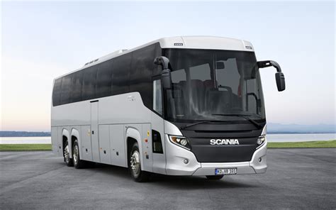 Download wallpapers Scania Touring, 4k, road, 2018 buses, passenger ...