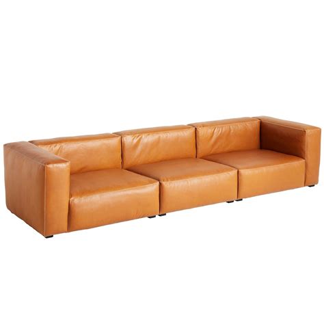 HAY Mags Soft 3-seater sofa, Comb.11 high arm, Sense 250 leather | Finnish Design Shop