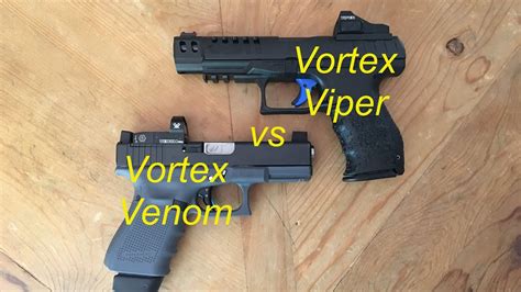 Vortex Venom vs Vortex Viper - Excellent Red Dot Options For Range or Concealed Carry! - YouTube