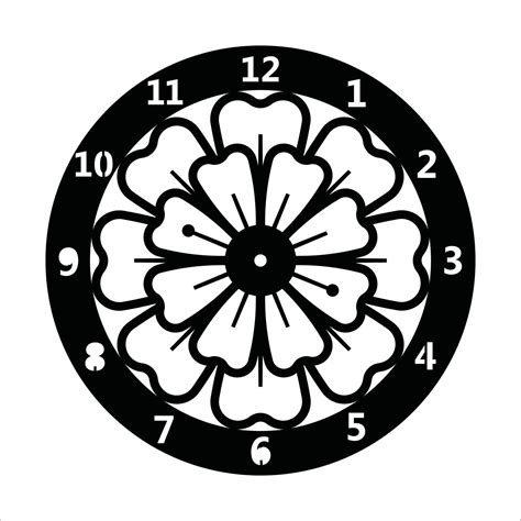 Laser cut clock pattern 2548424 Vector Art at Vecteezy