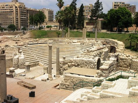 Roman Theatre, Alexandria (Illustration) - World History Encyclopedia