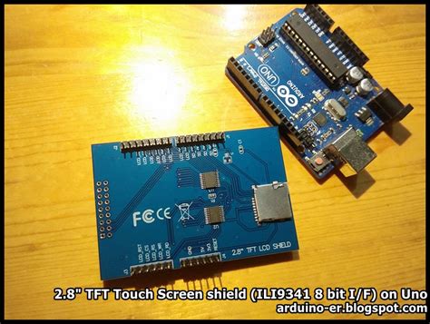 Arduino-er: 2.8" 320*240 TFT Touch Screen shield (ILI9341 8 bit I/F) on Uno, using MCUFRIEND_kbv ...