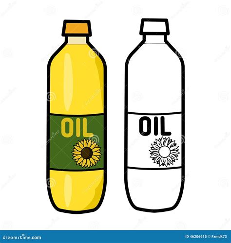 Oil Bottle stock vector. Illustration of wallpaper, object - 46206615