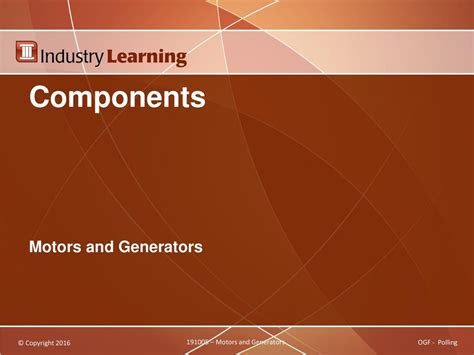 Components Motors and Generators. - ppt download
