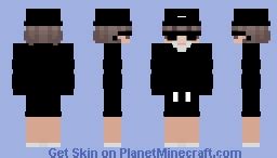 bucket hat glasses Minecraft Skin