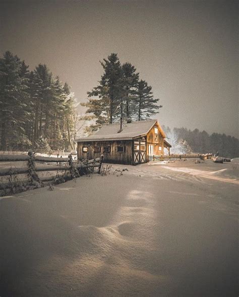 Home in Mountain on Instagram: “Keep calm and winter on ️” | Beautiful cabins, Cabins and ...