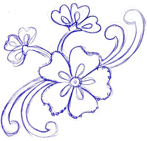 Simple Drawing Of Flowers at GetDrawings | Free download