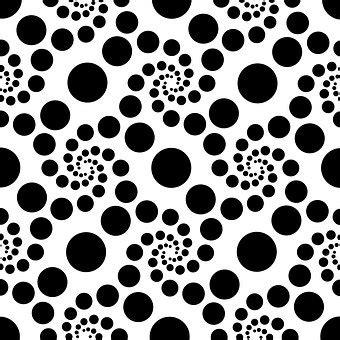 Polka Dots Black And White Hd