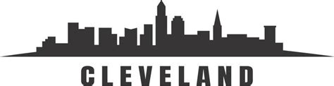 Cleveland Skyline Vector Art, Icons, and Graphics for Free Download