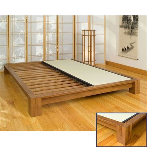 Tatami Platform Bed | Queen platform bed frame, Platform bed frame, Bed ...