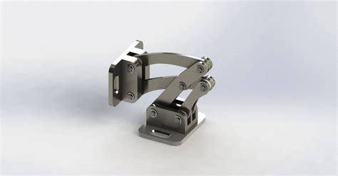 Stainless Steel Marine Hinge Mechanism || Download free 3D cad models #5055