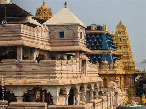 Architecture of Ayyappa Swamy Temple in Dwarapudi, India. Stock Photo | Adobe Stock