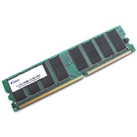 ELIXIR DDR1 1GB 400MHZ PC3200 RAM MEMORIA MODULO DIMM COMPUTER FISSO ...