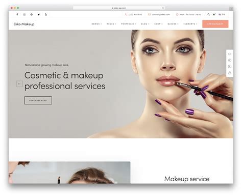 Makeup Artist Website Template