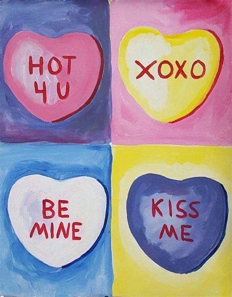 Pin by Brandon Grooters on Canvas | Valentine art projects, Valentines ...