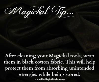 Magickal Tip – Cloth – Witchcraft & Pagan Lifestyle Blog, The Magick Kitchen