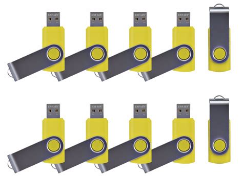 Bulk USB Flash Drives 1GB Swivel Thumb Drives Multi Pack | Enfain.com