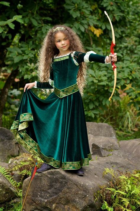 Merida Costume Brave Inspired Princess Gown | Etsy | Traje de mérida ...