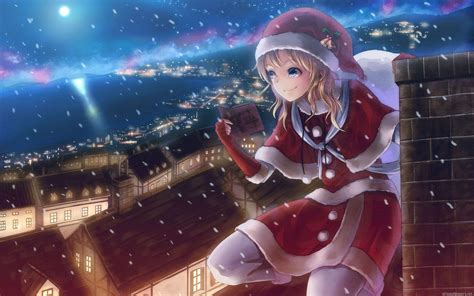 Christmas Anime Couple Wallpapers - Top Free Christmas Anime Couple ...