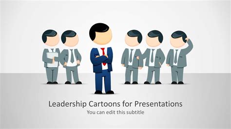 Leadership Cartoons for PowerPoint Presentations - SlideModel