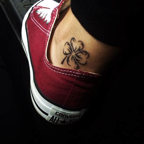 Four leaf clover tattoo | Clover tattoos, Four leaf clover tattoo, Tattoos