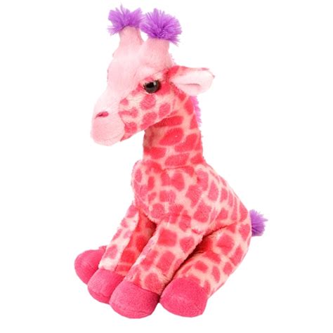 Stuffed Pink Giraffe 12 Inch Cuddlekin by Wild Republic