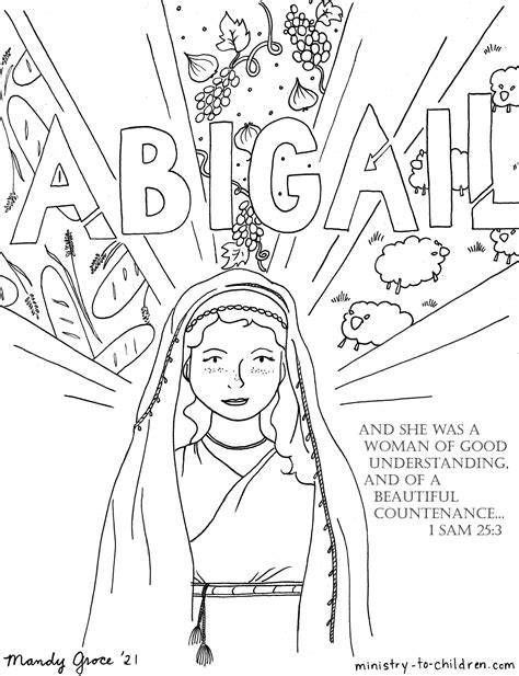 Abigail Bible Story For Kids