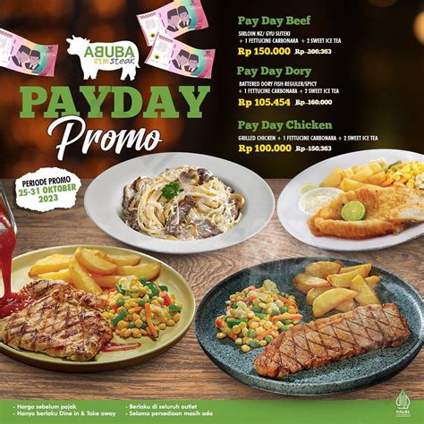 Promo ABUBA STEAK PAYDAY - Harga Spesial Paket Menu mulai dari Rp. 100.000