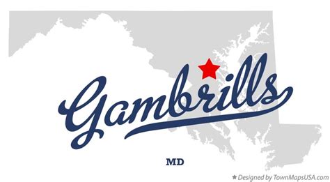 Map of Gambrills, MD, Maryland