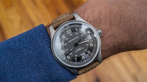 Hands-On: Hamilton Khaki Field Watch In Titanium | aBlogtoWatch