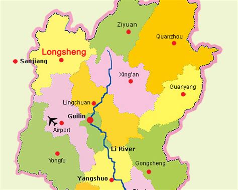 Longsheng Map | Downloadable Longji Rice Terraces Map 2022