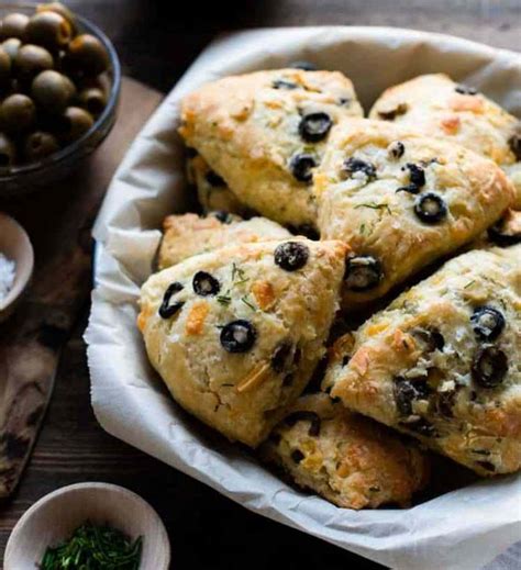 Savory-Olive-Cheese-Scones - Fill My Recipe Book