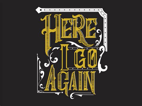 Here I Go Again by Yohan Hariadih on Dribbble