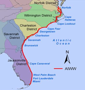 Atlantic Intracoastal Waterway Map - Geri Pennie