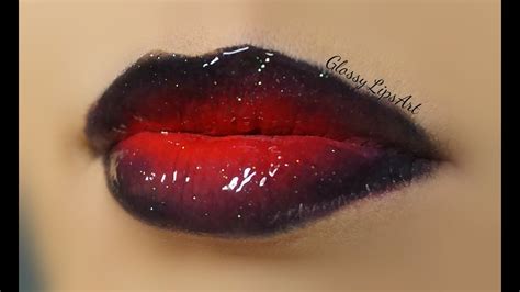 Mixing Red And Black Lipstick | Lipstutorial.org