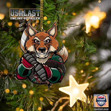 NHL Arizona Coyotes Mascot Christmas Ornament - USALast