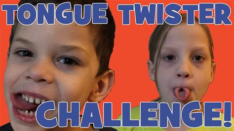 Tongue Twister Challenge! - YouTube