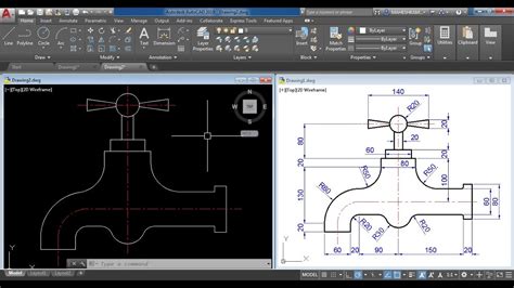 AutocAD 2D Practice Drawing / Exercise 5 / Basic & Advance Tutorial - YouTube