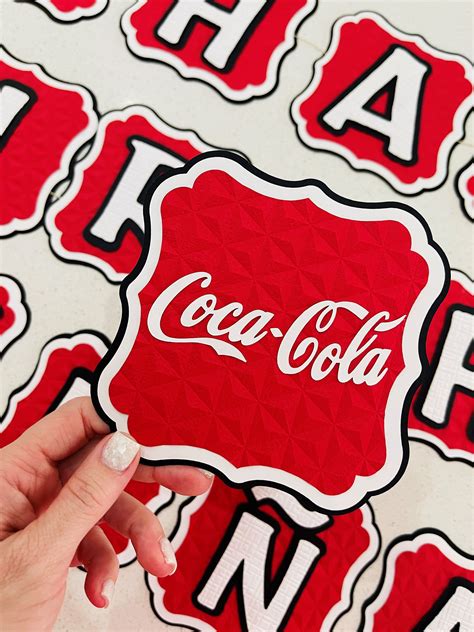 Banner of Coca-cola Theme / Party Decorations / - Etsy